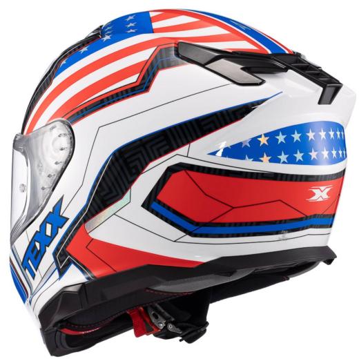 Capacete Texx Kaiman Flag Estados Unidos