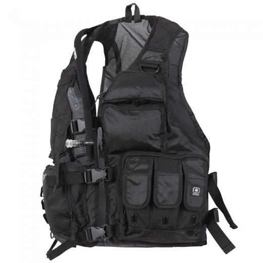 Colete Ogio Flight Vest Com Bolsa de Hidratação - Stealth