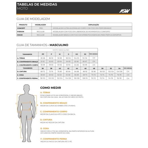 Conjunto Kit Calça + Camisa ASW Concept Embrace