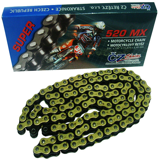 Corrente CZ Chains Super Gold 520