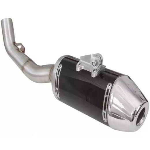 Curva + Ponteira Foco Racing CRF 250F Concept Pro Preto