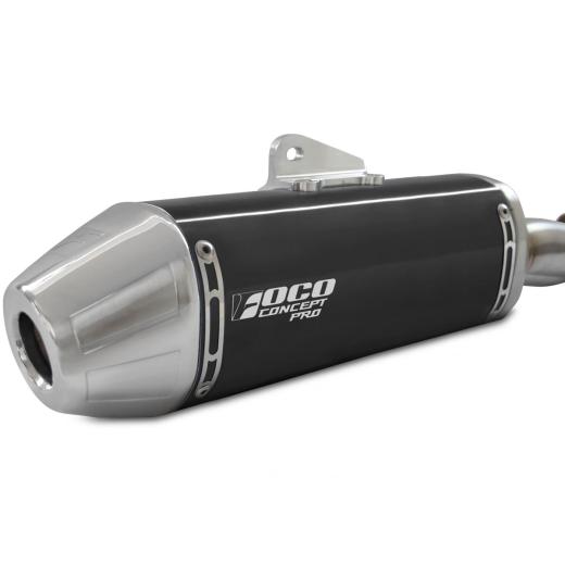 Curva + Ponteira Foco Racing KXF 450 19/23 Concept Pro Preto