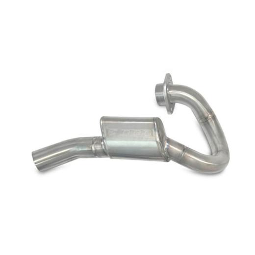 Curva + Ponteira Foco Racing KXF 450 19/23 Concept Pro Preto