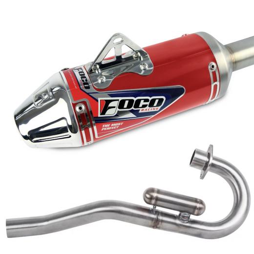 Curva + Ponteira Foco Racing CRF 230 Red Series