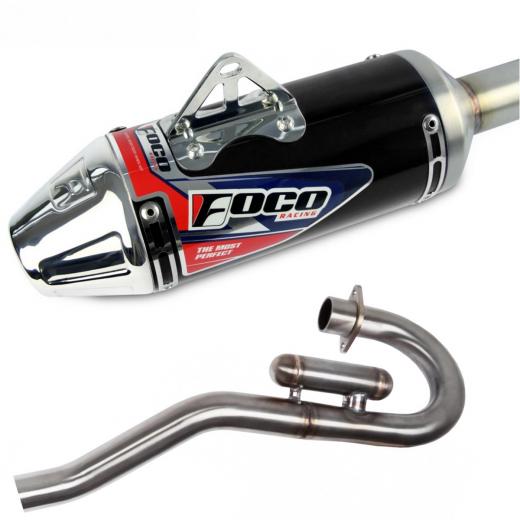 Curva + Ponteira Foco Racing CRF 230 Strong - Edição Limitada