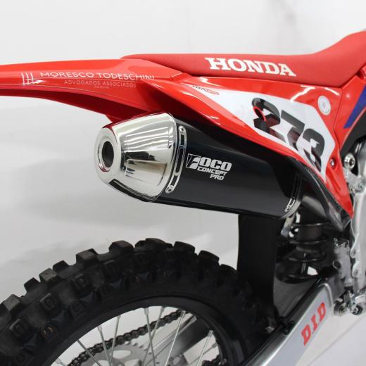 Curva + Ponteira Foco Racing CRF 450R/RX 21/24 Concept Pro