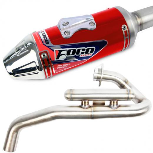 Curva + Ponteira Foco Racing CRF 250F Edição Limitada