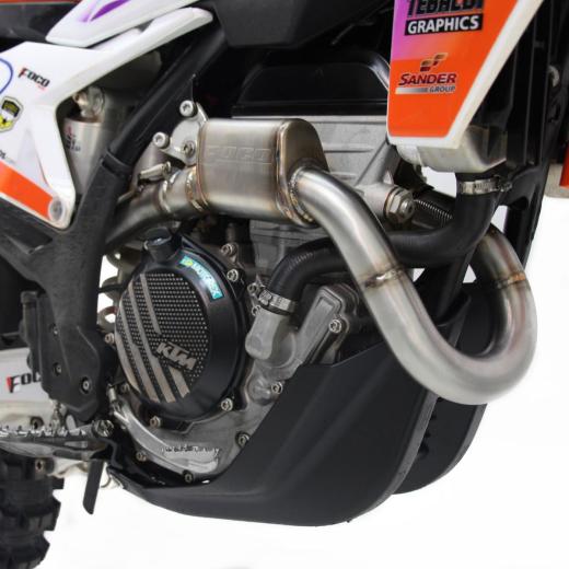 Curva + Ponteira Foco Racing KTM 250 SX 19/22 - GasGas MC 20/23 Concept Pro