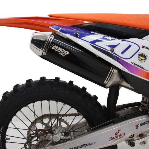 Curva + Ponteira Foco Racing KTM 250 SXF 23/24 Concept Pro