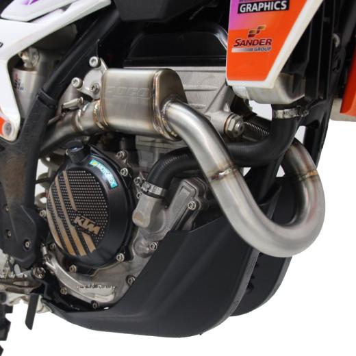 Curva + Ponteira Foco Racing KTM 250 SXF 23/24 Concept Pro