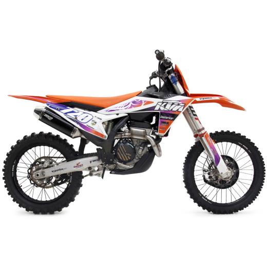 Curva + Ponteira Foco Racing KTM 250 SXF 23/24 Concept Pro