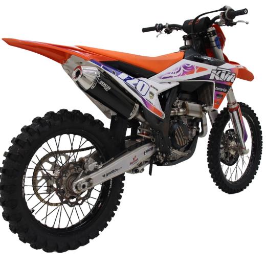 Curva + Ponteira Foco Racing KTM 250 SXF 23/24 Concept Pro