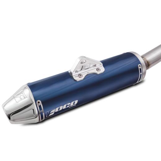 Curva + Ponteira Foco Racing KXF 250 17/24 Azul