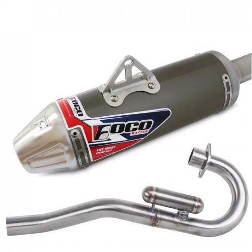 Curva + Ponteira Foco Racing Tornado
