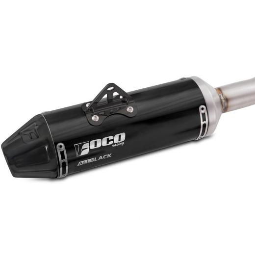 Curva + Ponteira Foco Racing Tornado All Black F1