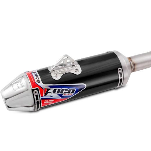 Curva + Ponteira Foco Racing Tornado Preto