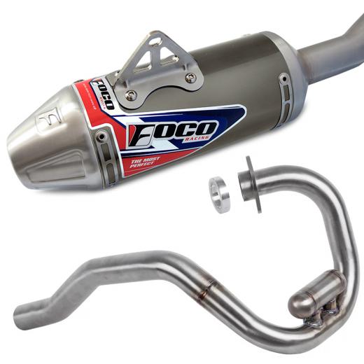 Curva + Ponteira Foco Racing TTR 230 Strong