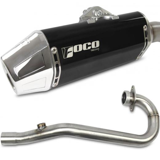 Curva + Ponteira Foco Racing XTZ 250 09/19 F2