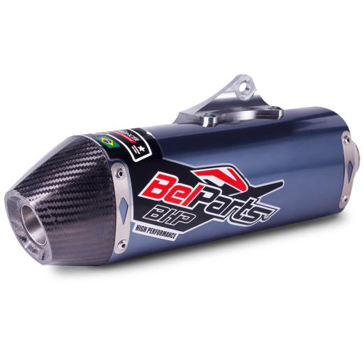 Escapamento Curva + Ponteira Belparts Carbon KTM SXF 450 23/25