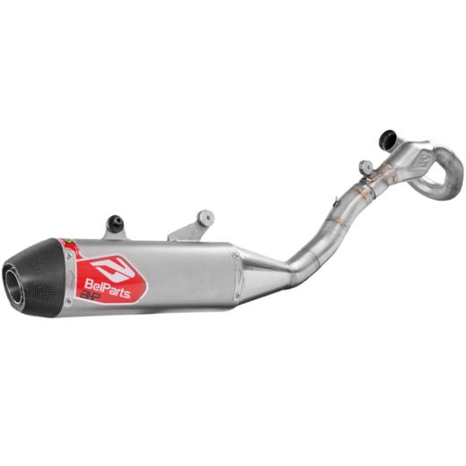 Escapamento Curva + Ponteira Belparts Carbon KTM SXF 450 23/25