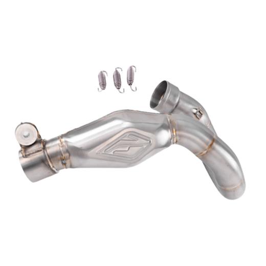 Escapamento Curva + Ponteira Belparts Carbon KTM SXF 450 23/25