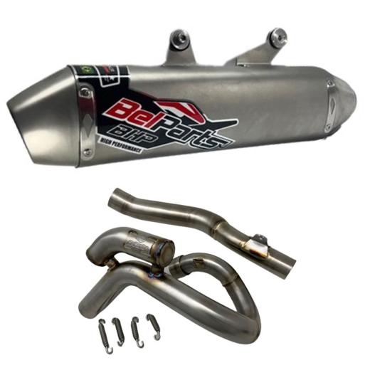 Escapamento Curva + Ponteira Belparts KTM EXC-F 350 20/23