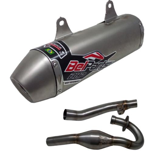 Escapamento Curva + Ponteira Belparts MXF RX 300 21/22