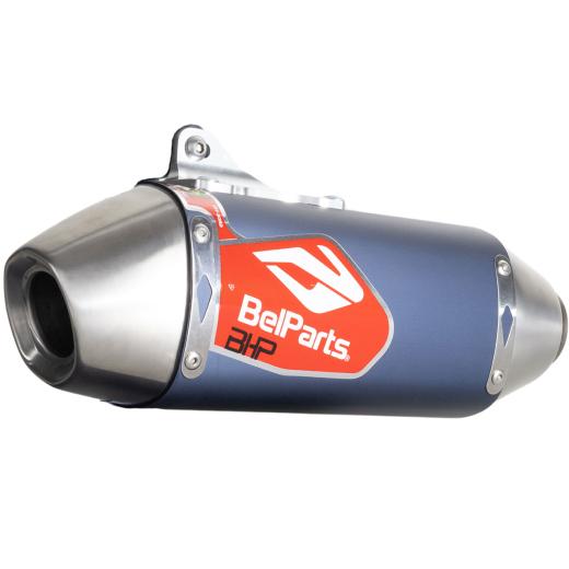 Escapamento CRF 250F 18/25 Curva + Ponteira Belparts Pro Short 