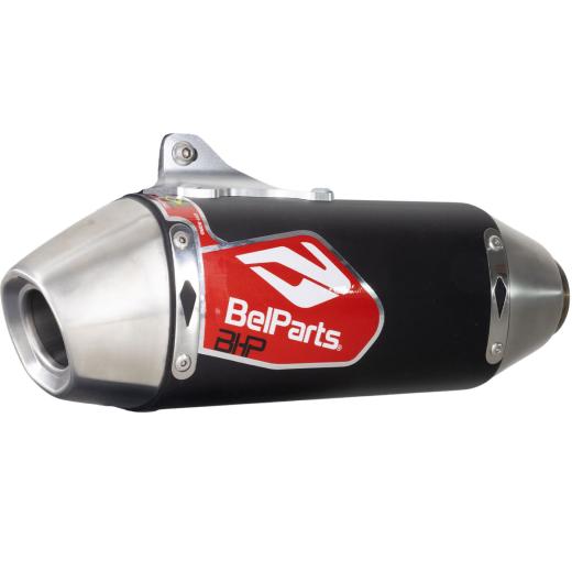 Escapamento CRF 250F 18/25 Curva + Ponteira Belparts Pro Short 