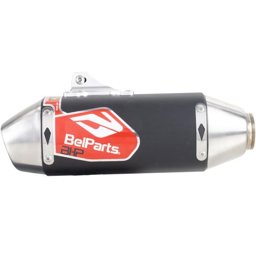 Escapamento CRF 250F 18/25 Curva + Ponteira Belparts Pro Short 