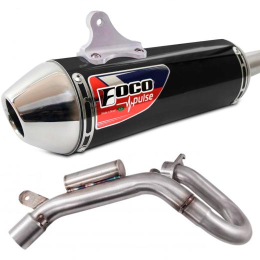 Escapamento Curva + Ponteira Foco Pulse MXF 270FI