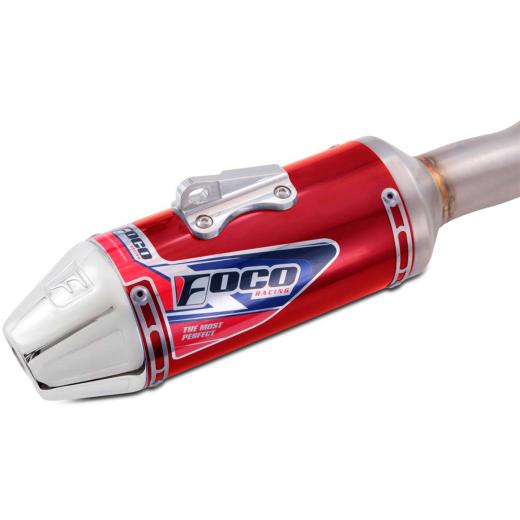 Escapamento Curva + Ponteira Foco Racing F1 CRF 300F
