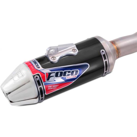 Escapamento Curva + Ponteira Foco Racing F1 CRF 300F