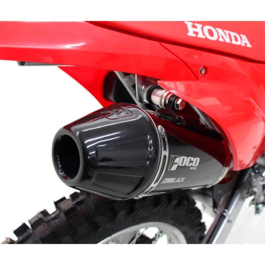 Escapamento Curva + Ponteira Foco Racing F1 CRF 300F All Black