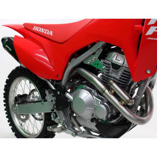 Escapamento Curva + Ponteira Foco Racing F1 CRF 300F All Black