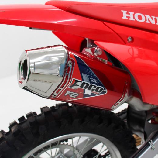 Escapamento Curva + Ponteira Foco Racing F2 CRF 300F