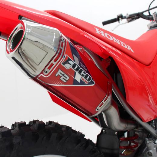 Escapamento Curva + Ponteira Foco Racing F2 CRF 300F