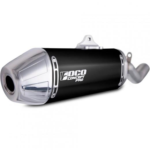 Escapamento Curva + Ponteira Foco Racing KLX 300R Concept Pro