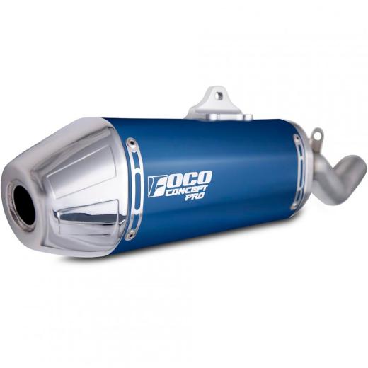 Escapamento Curva + Ponteira Foco Racing KLX 300R Concept Pro