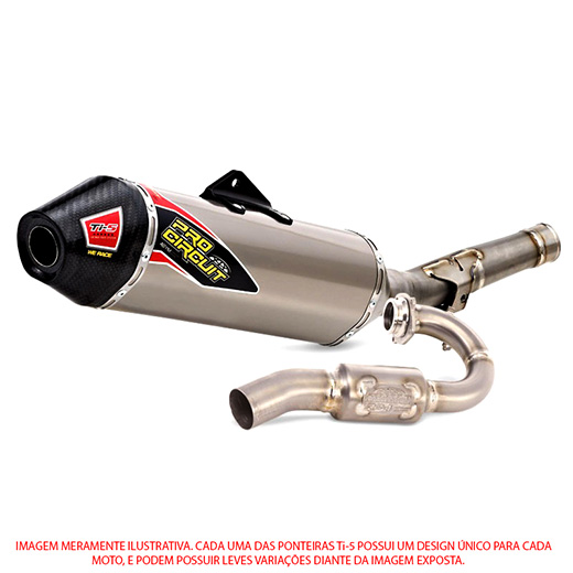 Curva + Ponteira Pro Circuit Ti-5 CRF 450 11/12