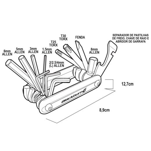 Ferramenta Blackburn Grid 13 Funções