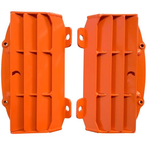 Grade de Radiador Start Alumínio Premium MXF + KTM + Husqvarna + GasGas Laranja