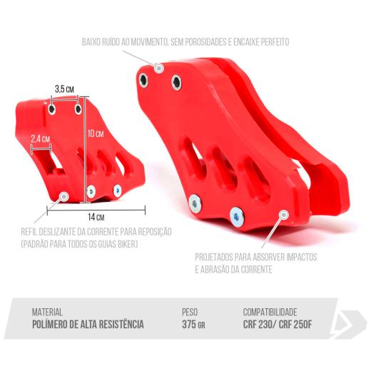 Guia de Corrente Biker CRF 230/CRF 250F/CRF 300F