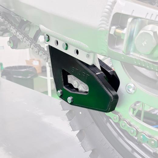 Guia de Corrente Traseiro Completo Start KLX 300R 2025