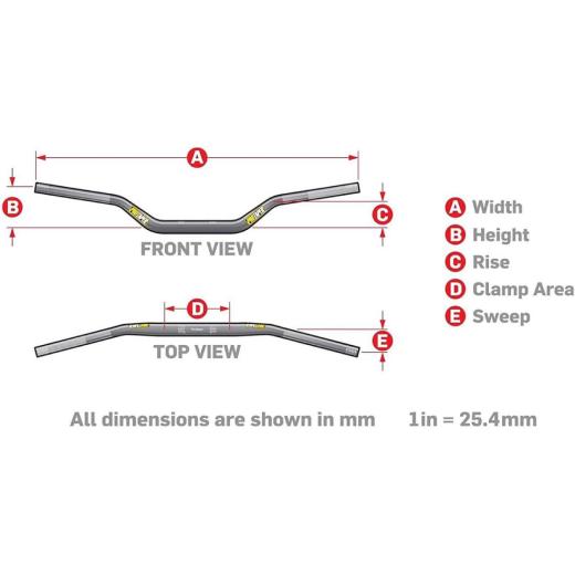 Guidão Protaper Fuzion Henry/Reed