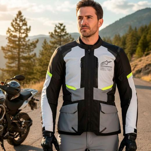 Jaqueta Alpinestars Andes Air Drystar Cinza