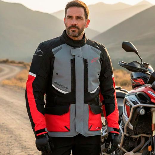 Jaqueta Alpinestars Andes V3 Drystar Cinza/Preto