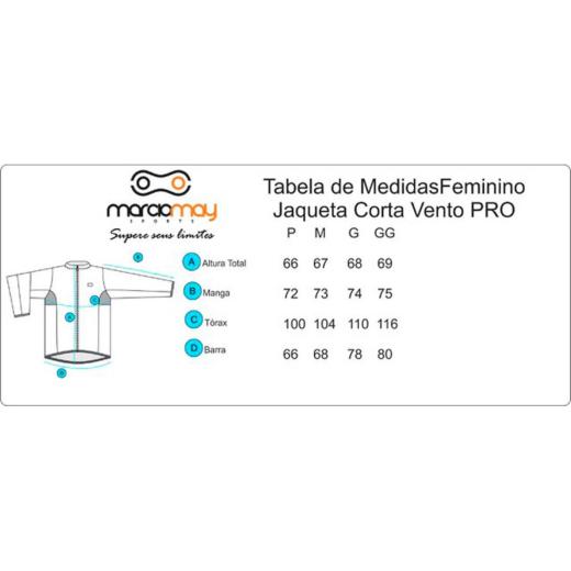 Jaqueta Corta Vento Feminina Marcio May Pro Rosa
