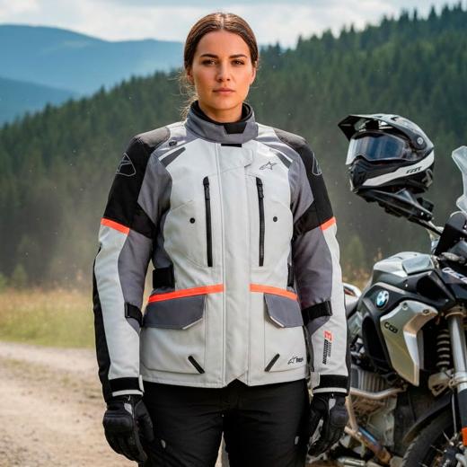 Jaqueta Feminina Alpinestars Stella Andes V3 Drystar Cinza