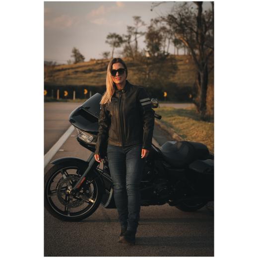 Jaqueta Feminina Asw Couro Ignite